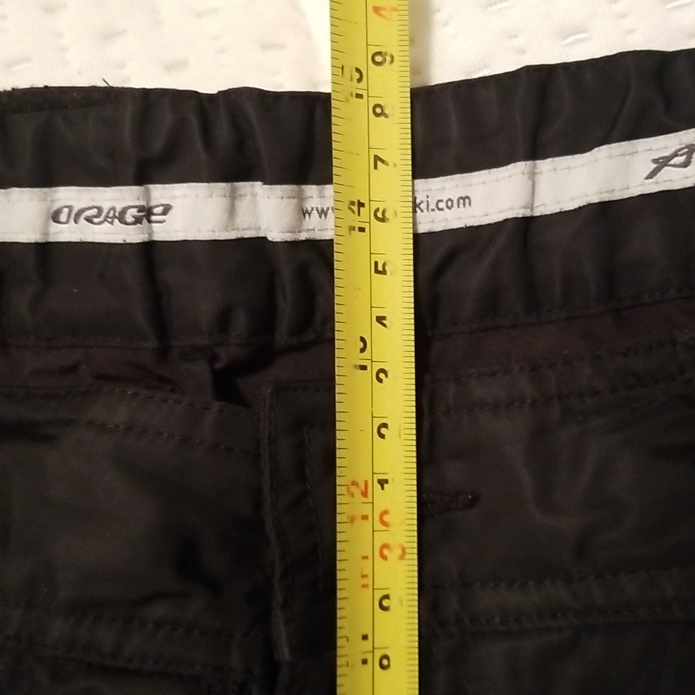 New Orage Women's Ski Snowboard Black Pant 10 Med - Picture 13 of 13